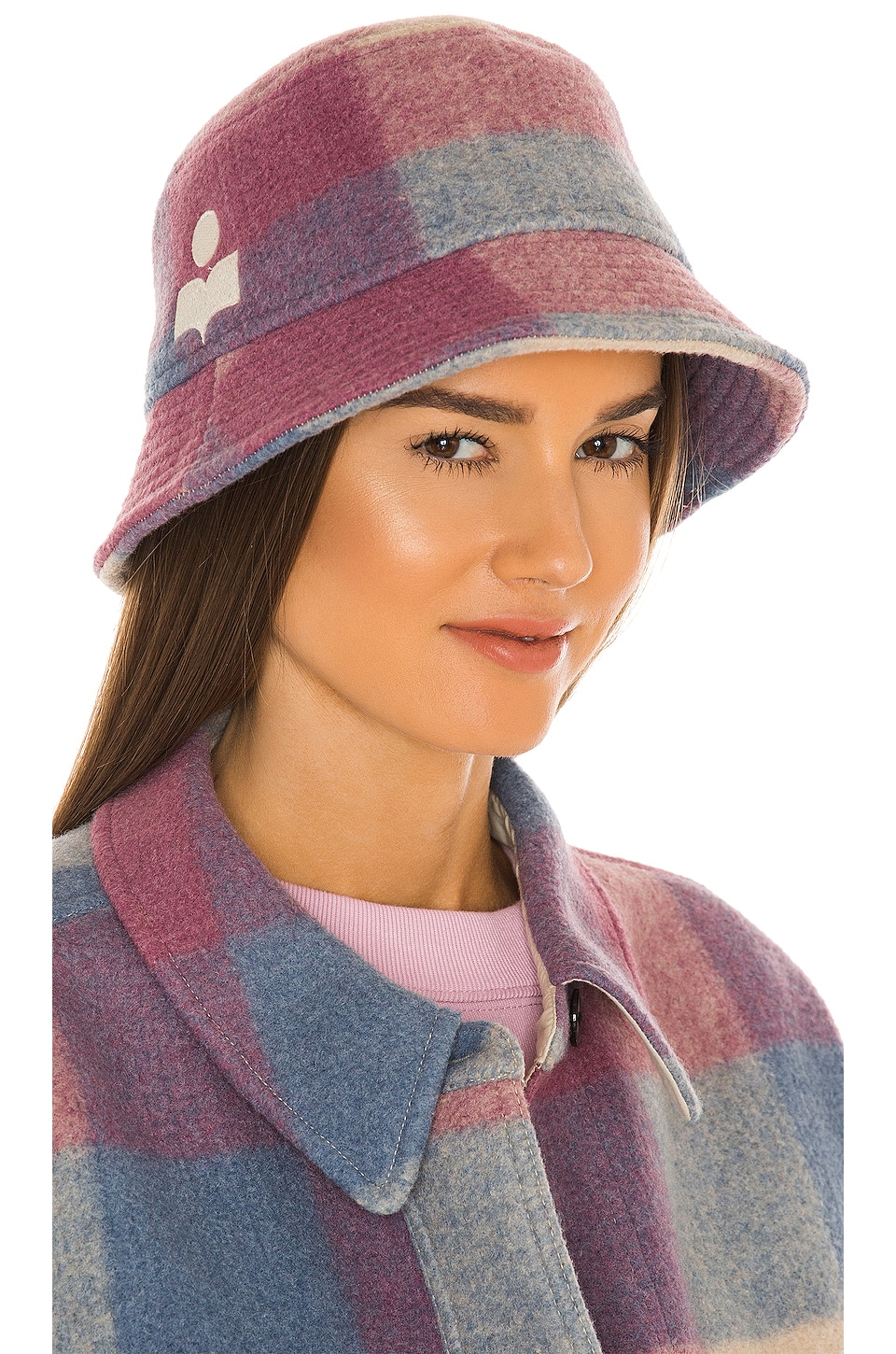 Isabel Marant Haley Bucket Hat in Rosewood | REVOLVE