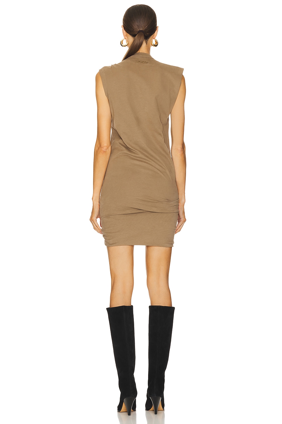 Isabel Marant Leany Dress in Light Khaki | REVOLVE