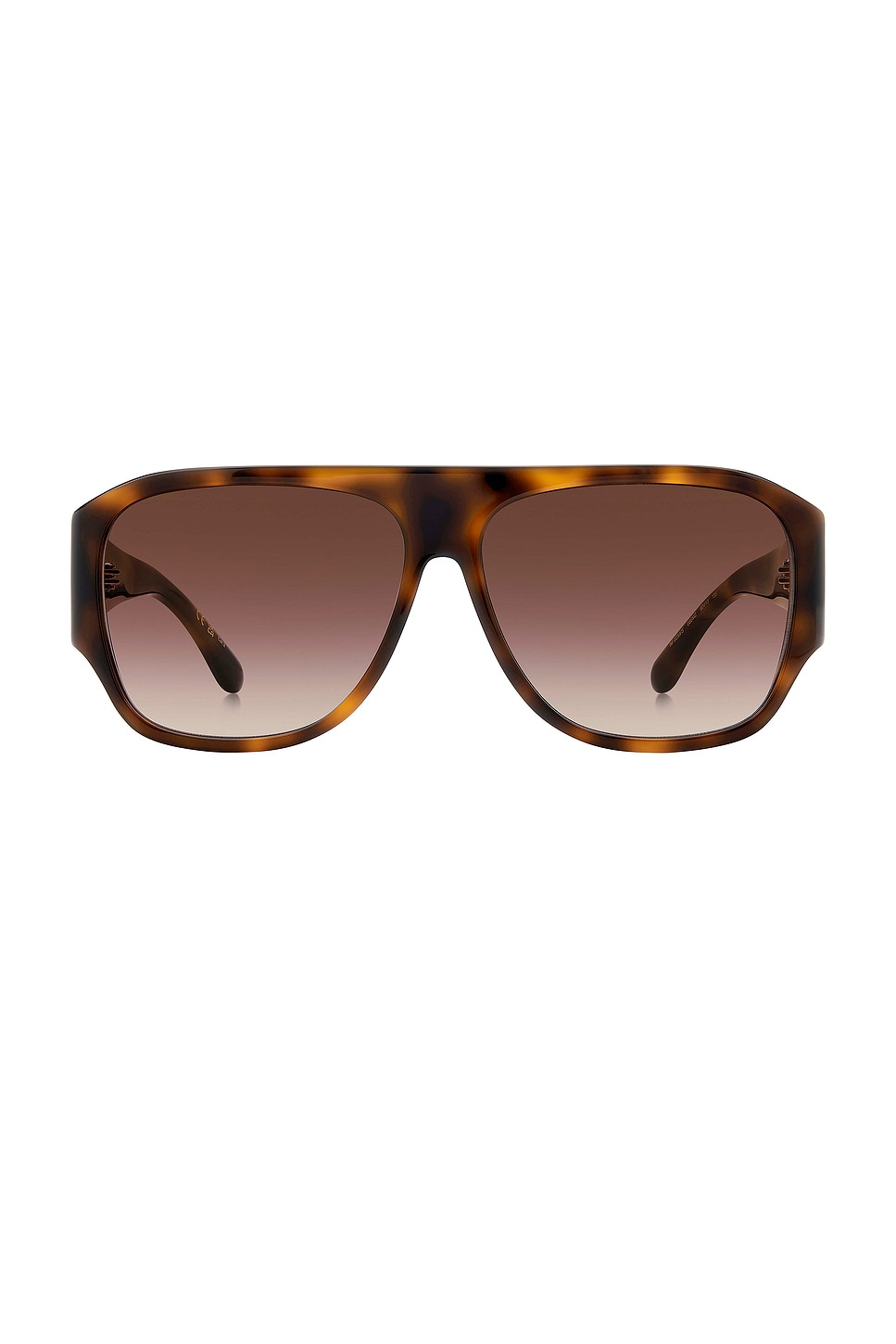 Isabel Marant Square Sunglasses in Havana, Brown, & Pink  display picture 1