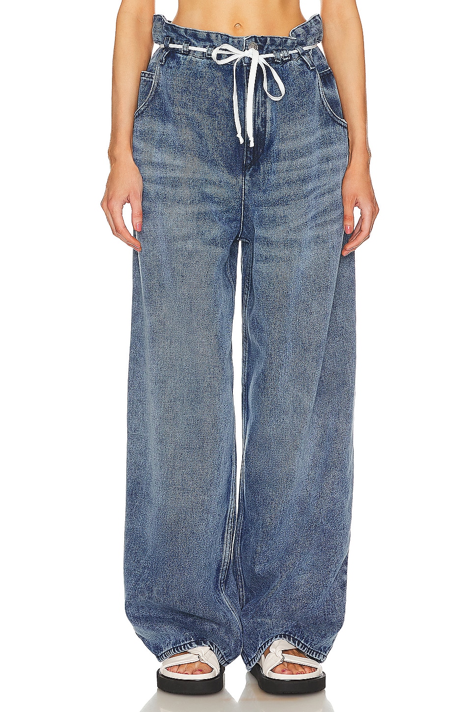 Isabel Marant $295 light straight leg jeans deals