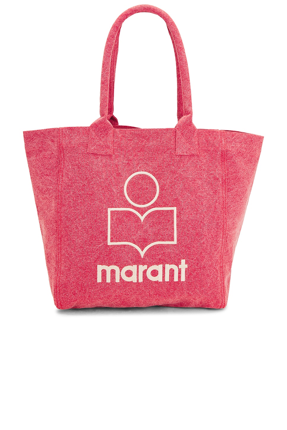【ISABEL MARANT】Small Yenky Logo Tote Bag Berry - 25SS Isabel Marant Small Yenky Tote in Berry | REVOLVE