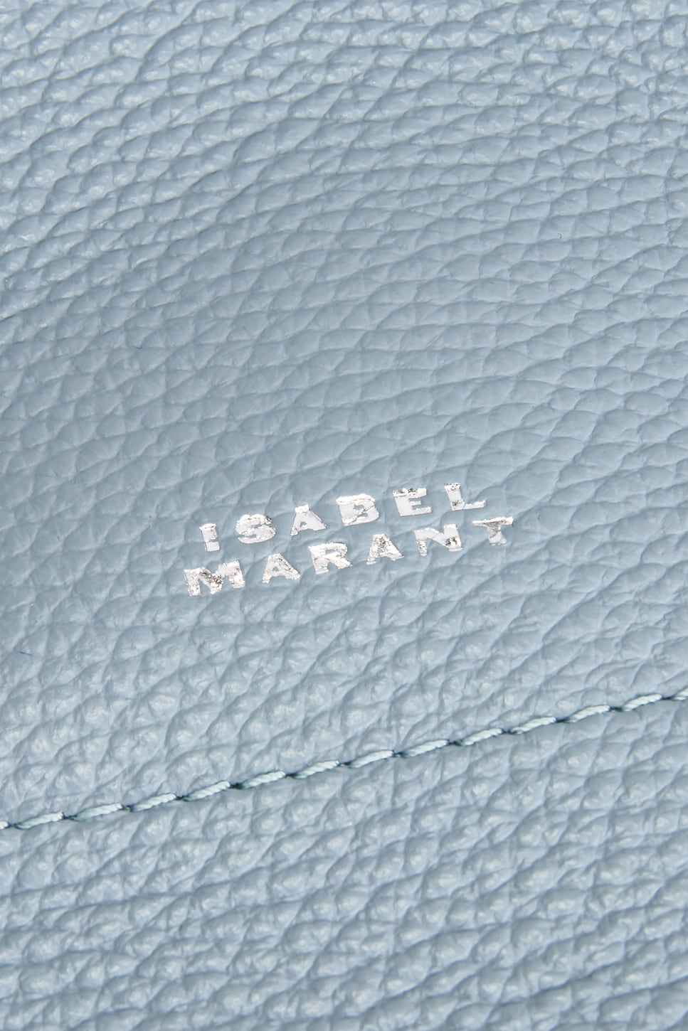 Isabel Marant Oskan Soft Zip Bag in Light Blue | REVOLVE