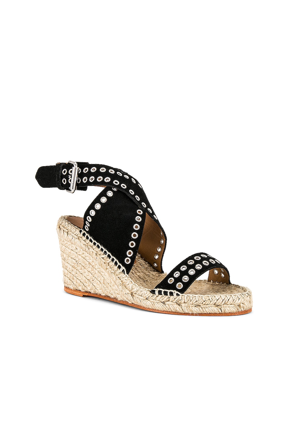 Isabel Marant Iriane Wedge in Fade Black