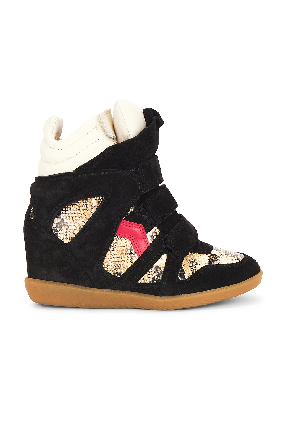【関税込み】Isabel Marant ベージュ Bekett スニーカー Isabel Marant Beige Suede and Hawaiian Canvas Bekett Sneaker