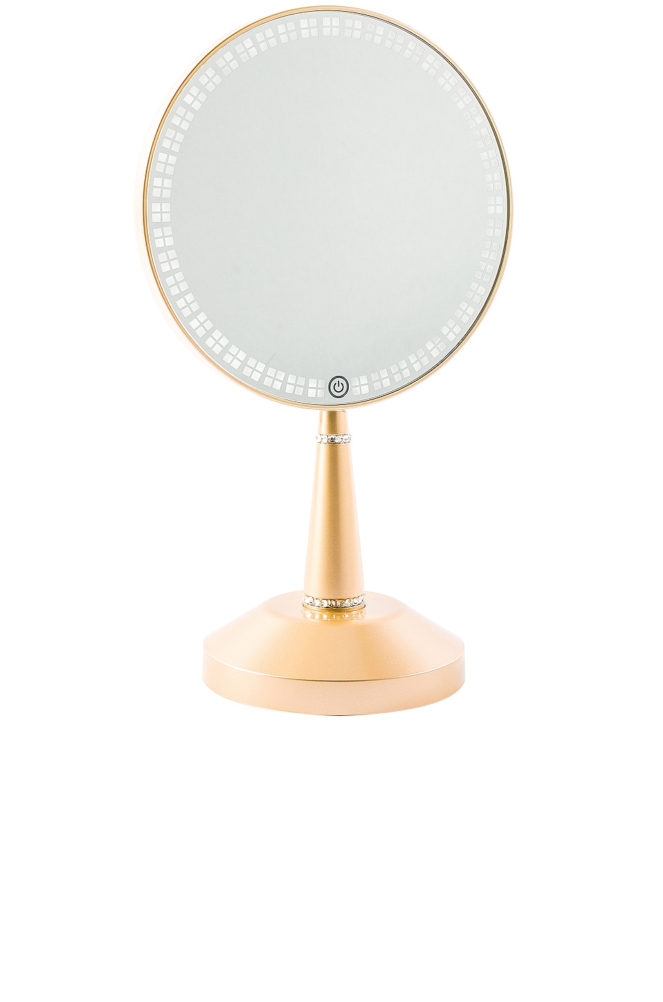 IMPRESSIONS VANITY BIJOU LED HAND MIRROR WITH CHARGING STAND,IMPV-WU15