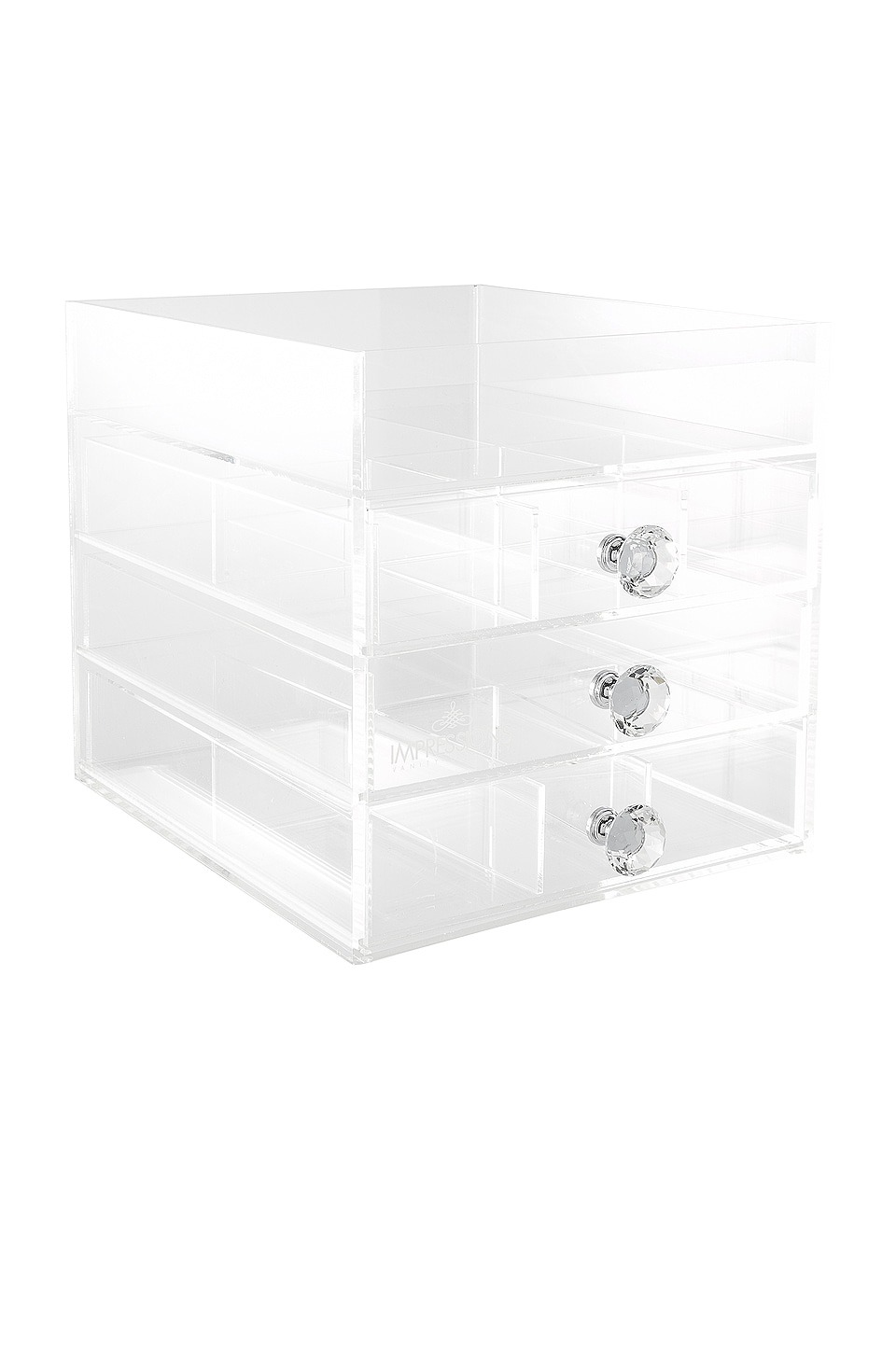 Shop Impressions Vanity Diamond Collection Open Top 4-tier Organizer In N,a