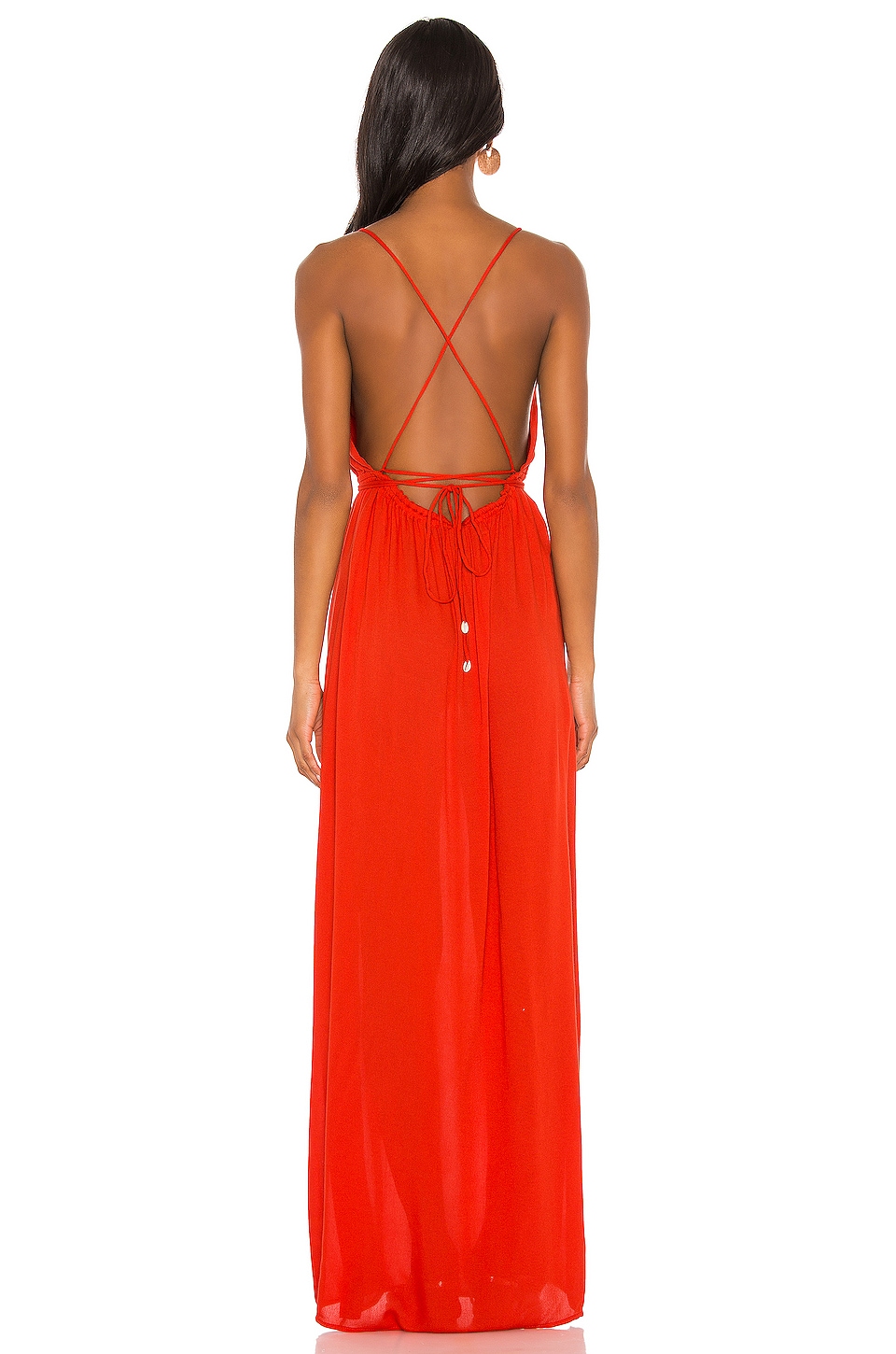maxi tiered ruffle dress Pre-Order - Amal Tiered Ruffle Maxi Dress - Terracotta