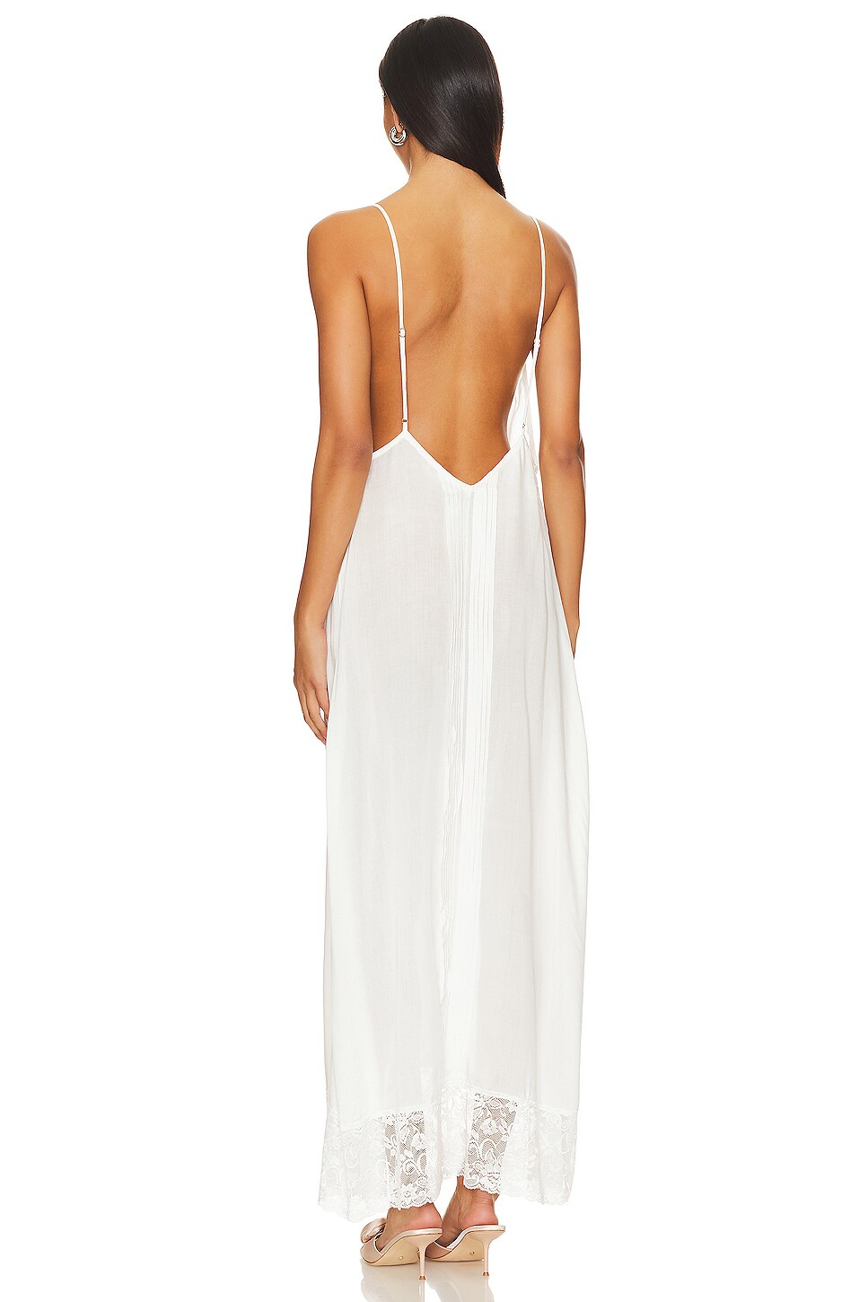 chinese dress ladies Bruna Strapless White Maxi Dress main image 0