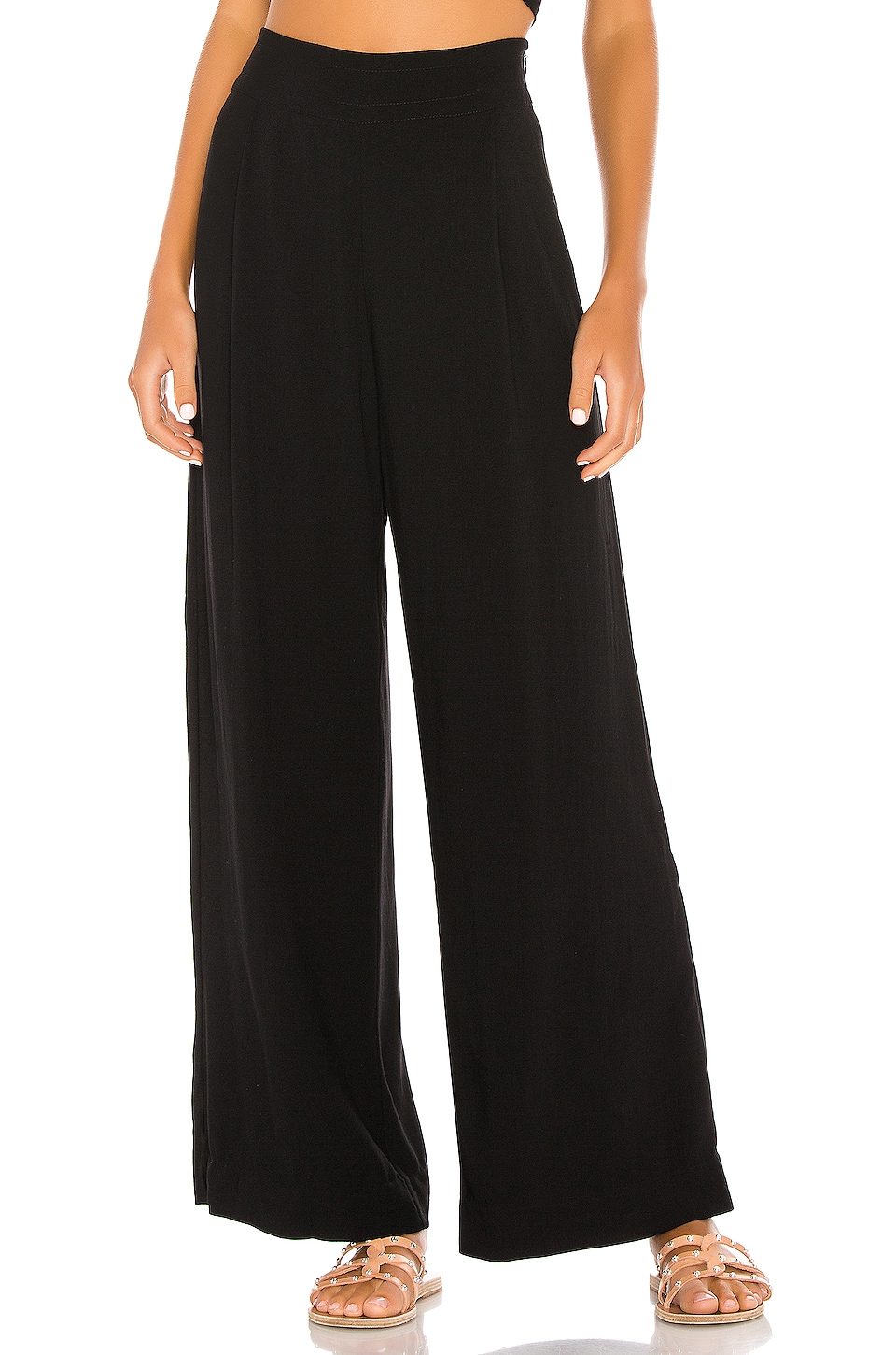 womens wide leg tuxedo pants