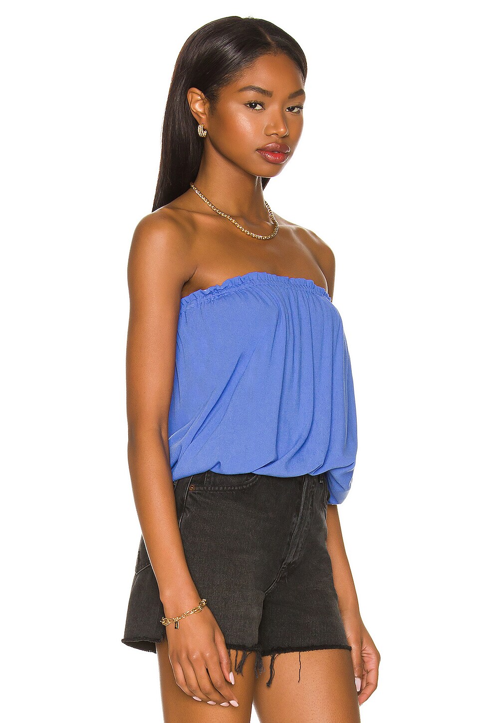 Indah Gemma Tube Top in Iris