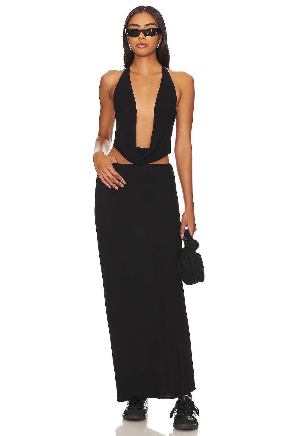 Indah Eres Cowl Neck Halter Top thumbnail