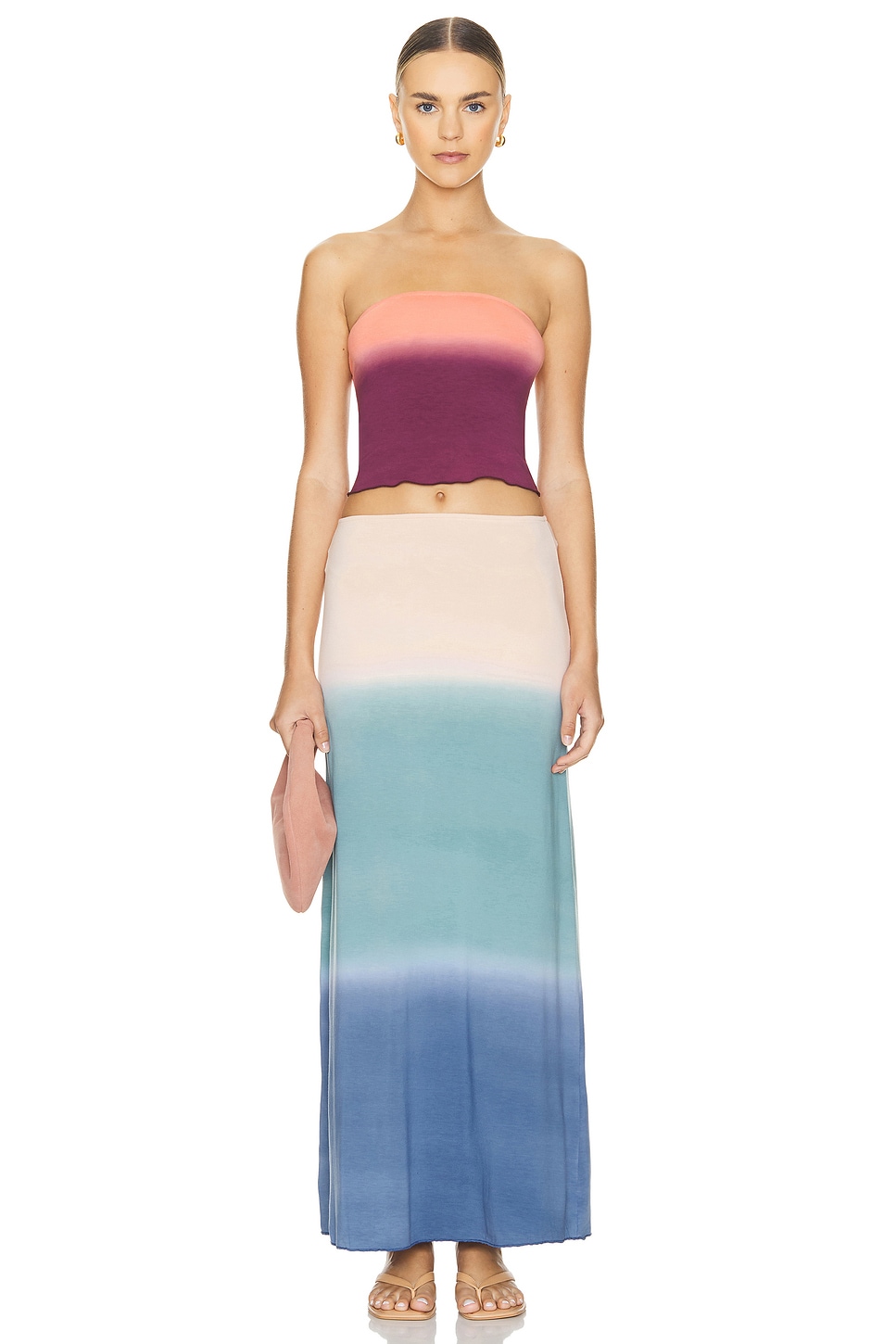 Kosho Hand-painted Tube Top