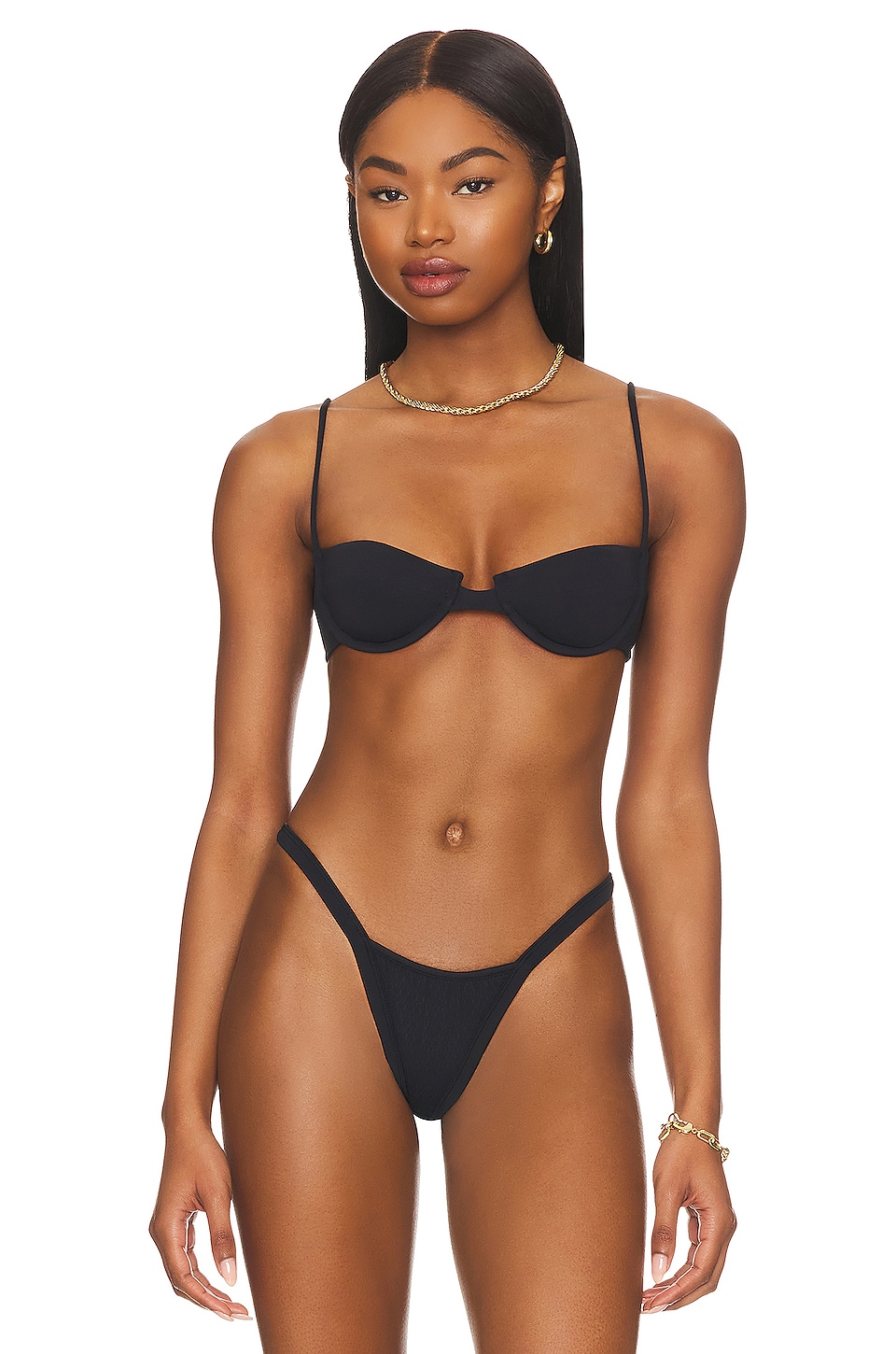 Indah Paris Bikini Top in Black | REVOLVE
