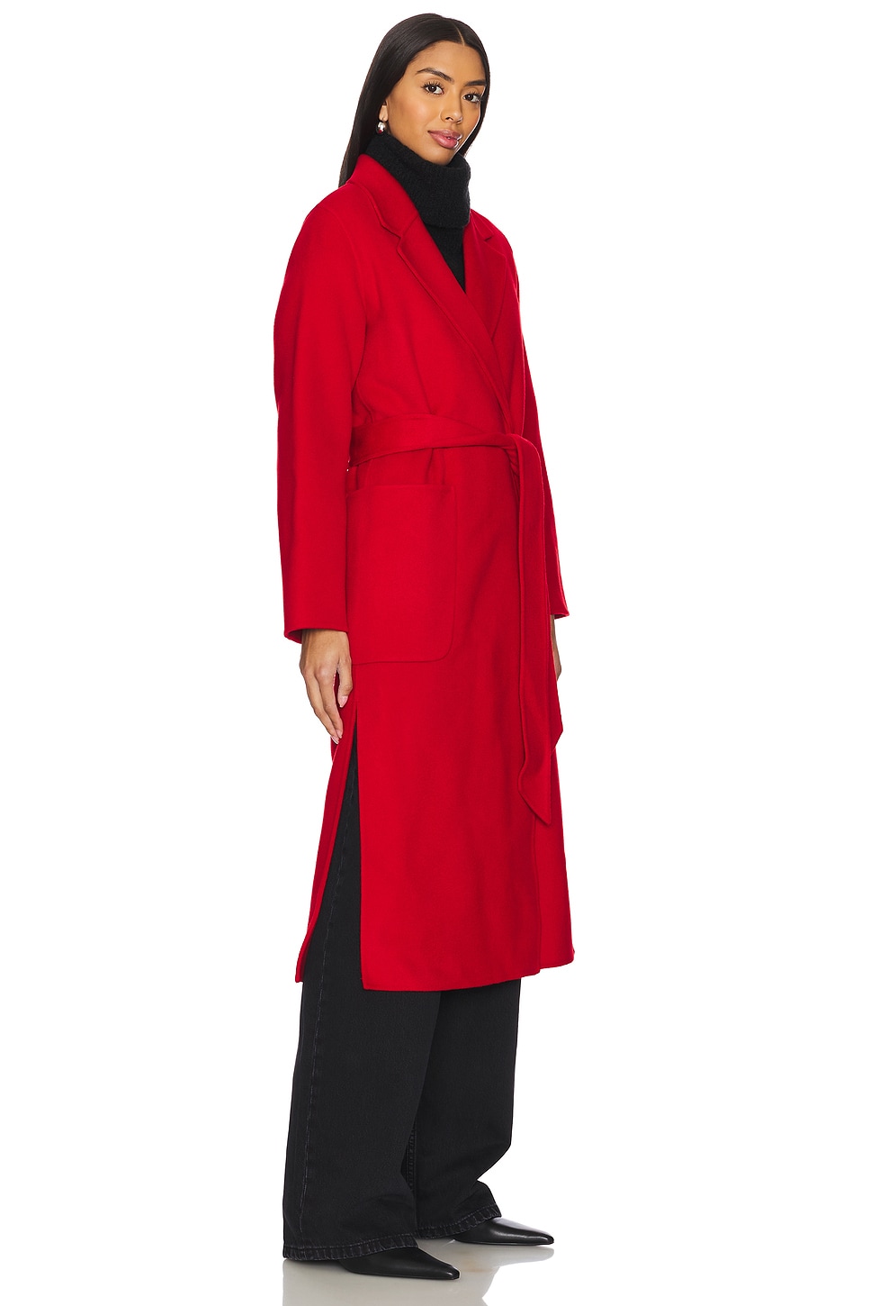 Ivy Oak Celia Belted Double Face Coat thumbnail