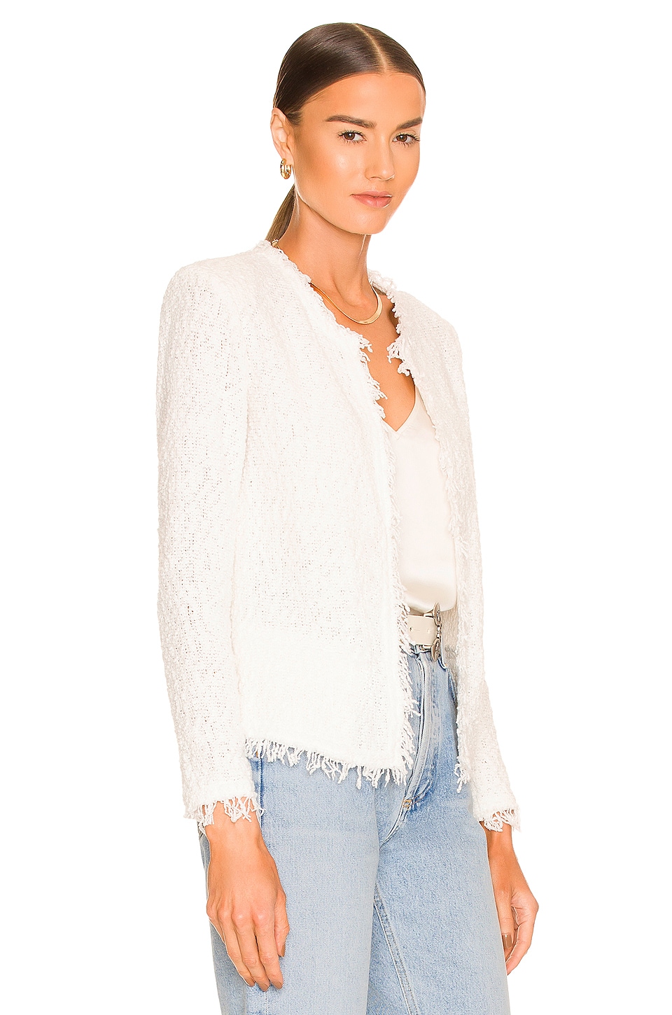 IRO Shavani Jacket in White | REVOLVE