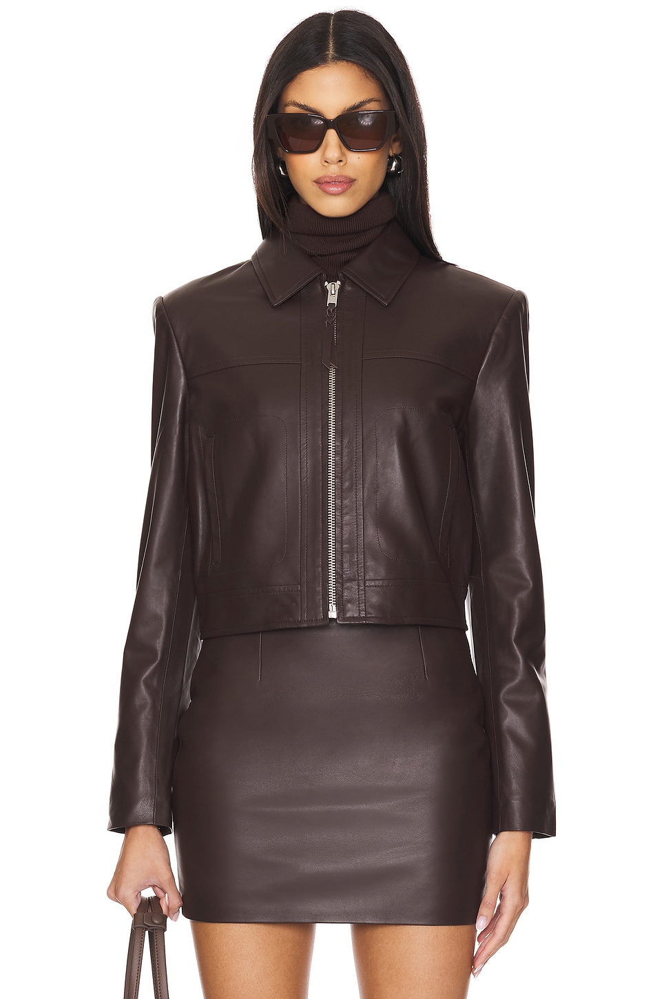 The Maeve ミゲ Tommie Summit The | Skirt Midi Zip-Front Leather Faux その他