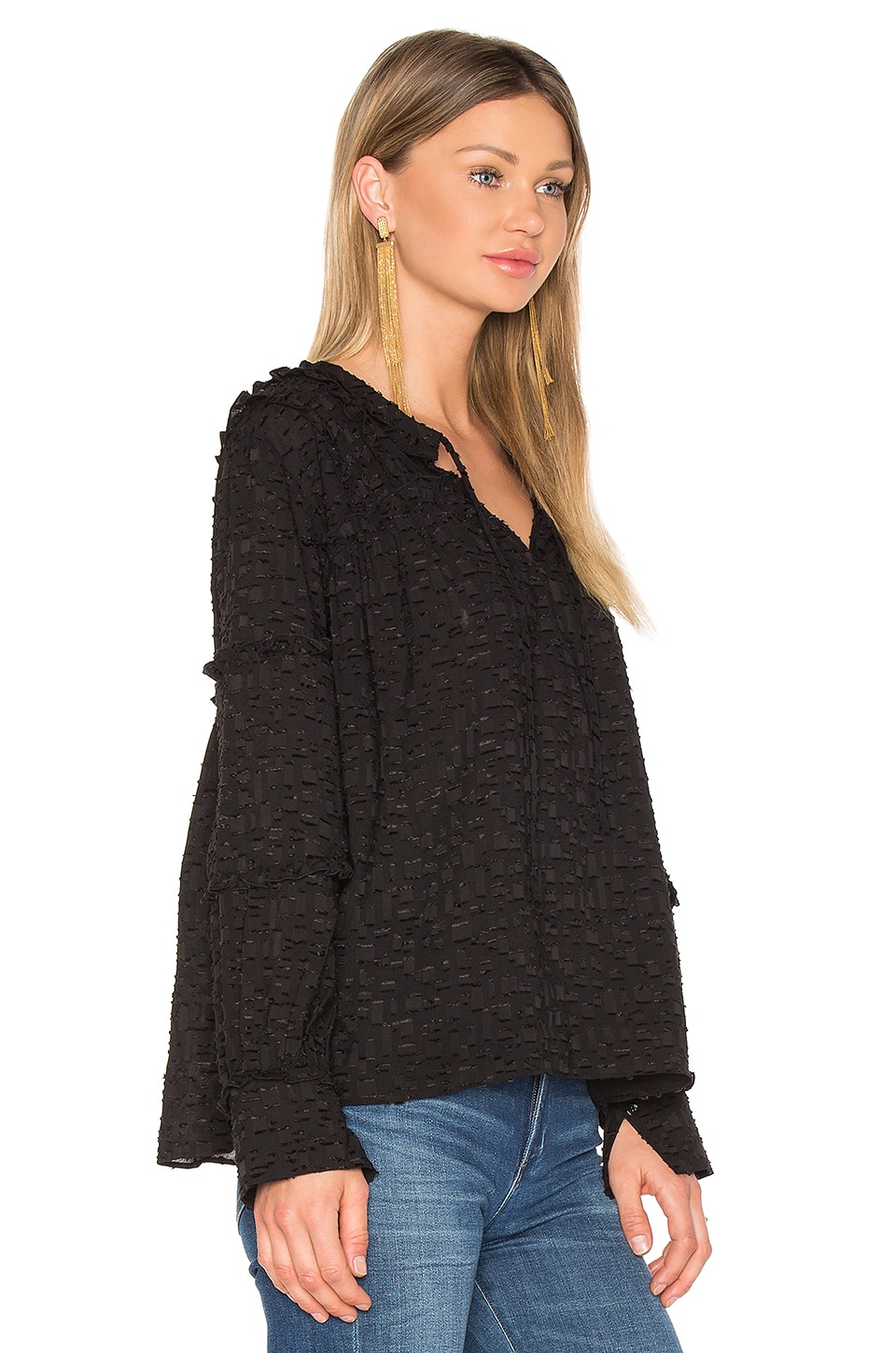 5 Stores In Stock: IRO Montana Blouse - Black | ModeSens