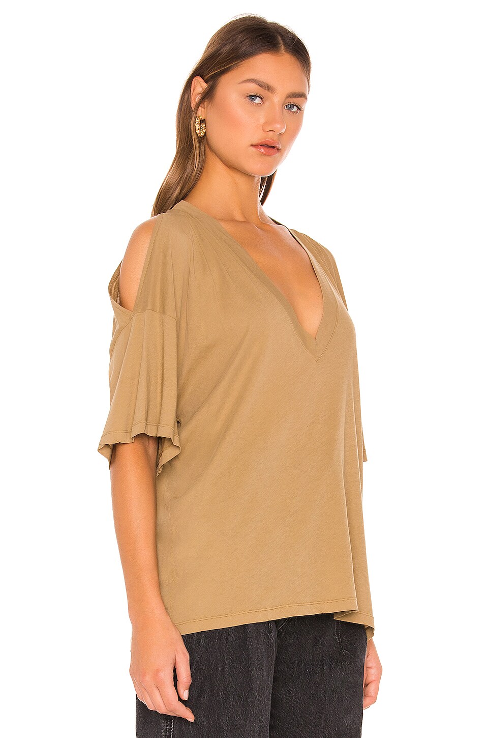 IRO Hyldo Tee in Taupe