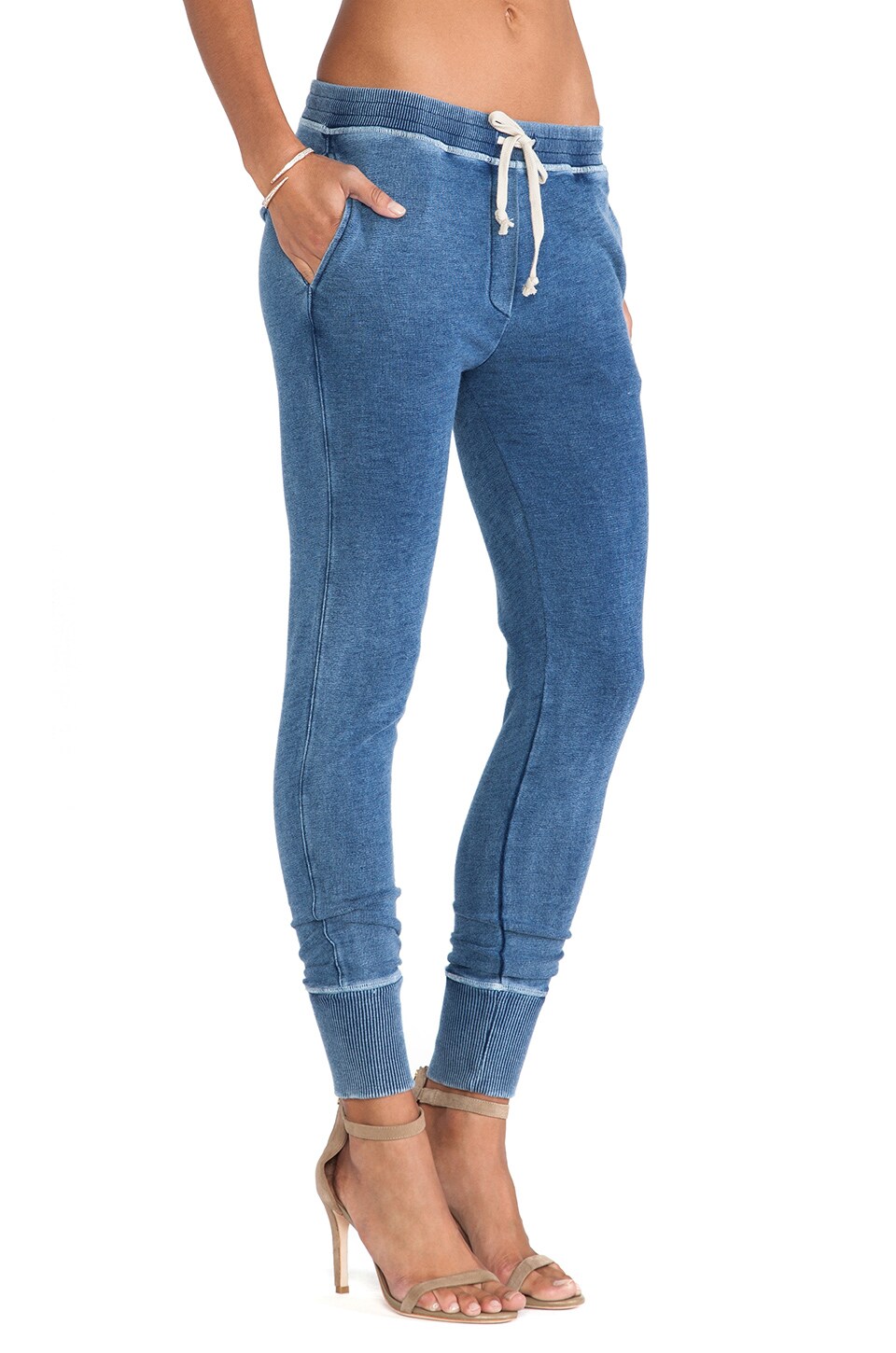 jean jogging pants