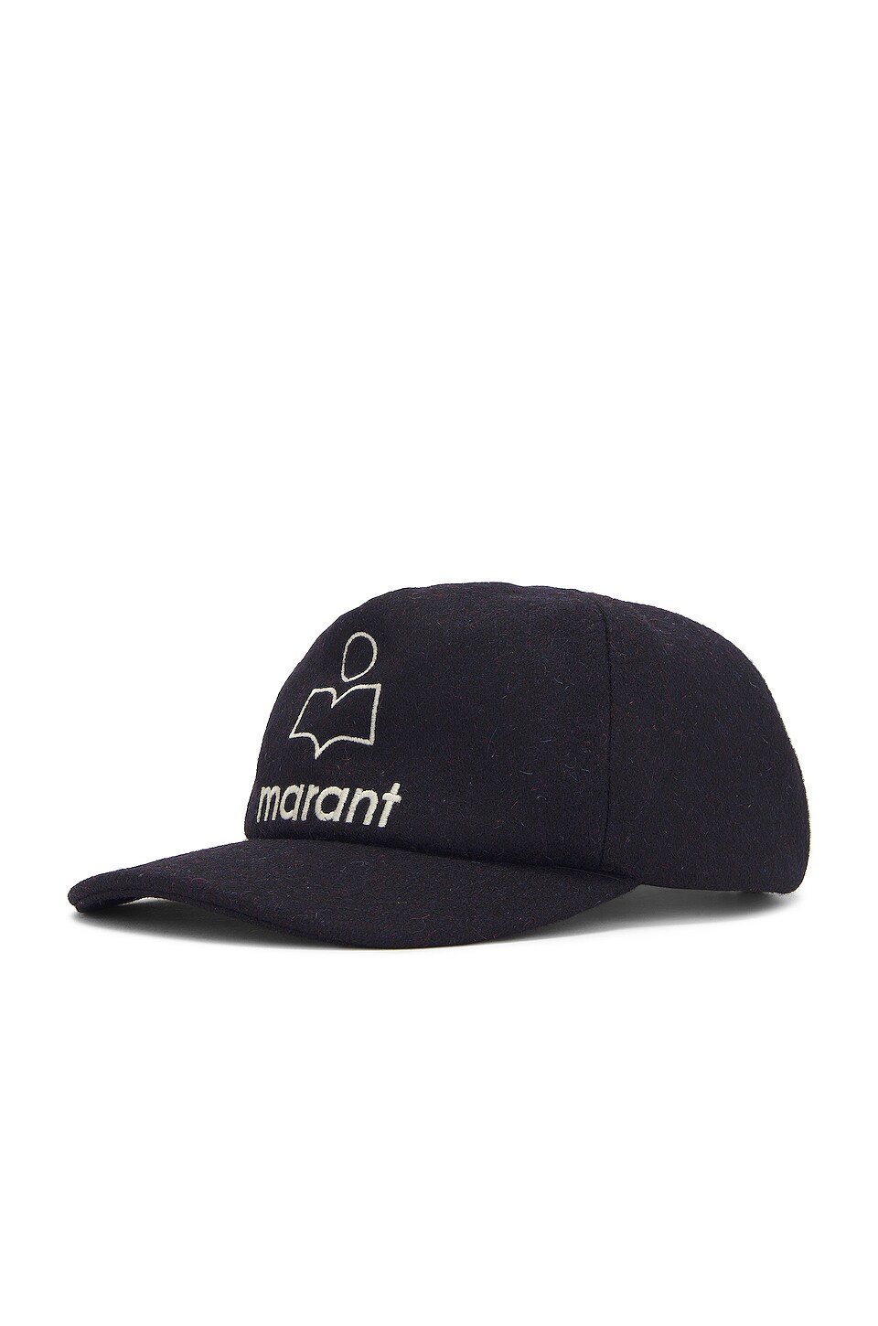 Isabel Marant Tyronh Wooly Cap in Midnight