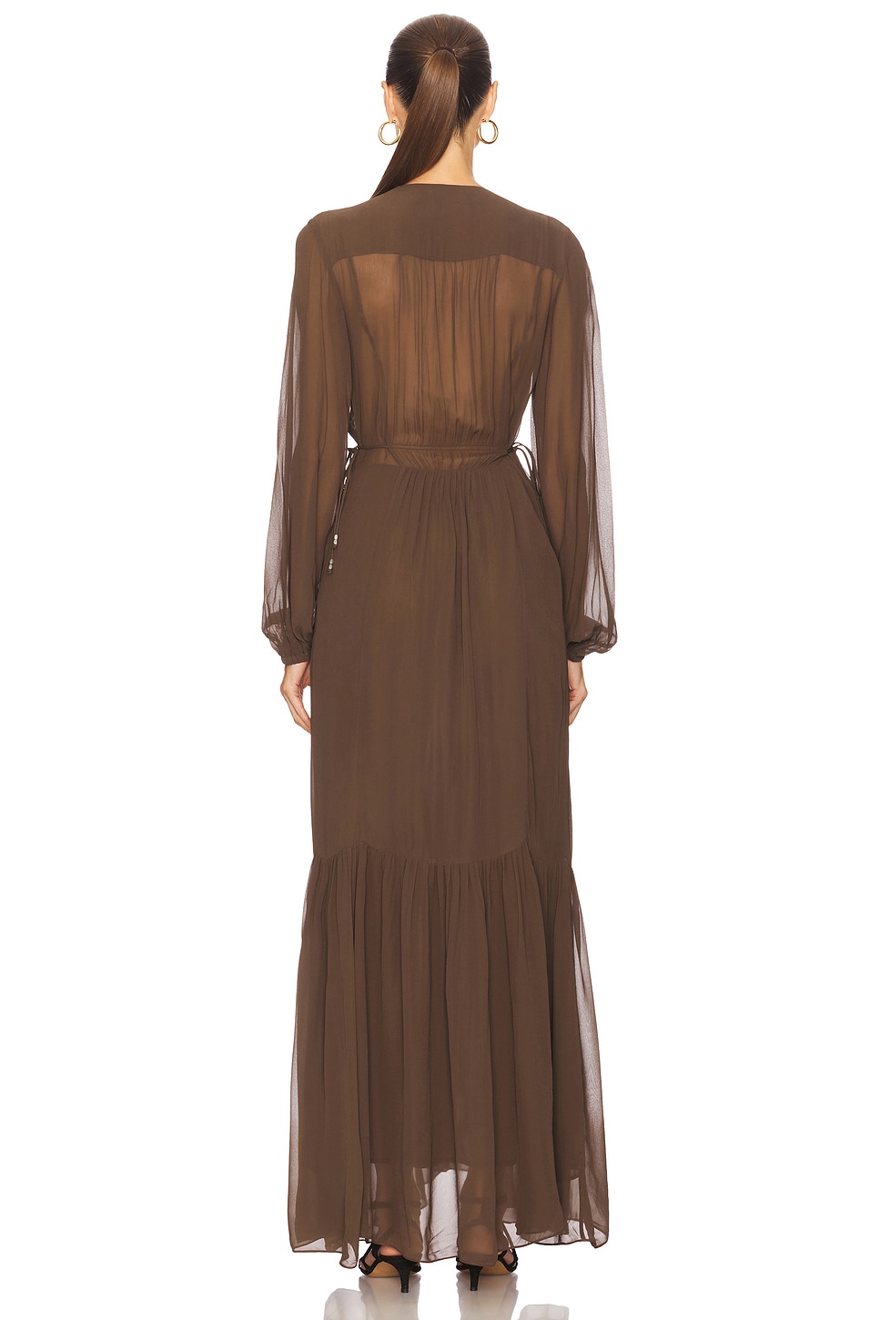 ワンピース ISABEL MARANT ETOILE BRIANE DRESS MARANT ÉTOILE Briane gathered printed georgette maxi dress
