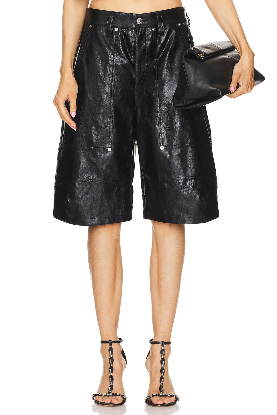 Isabel Marant Etoile Azilia Short en Black | REVOLVE