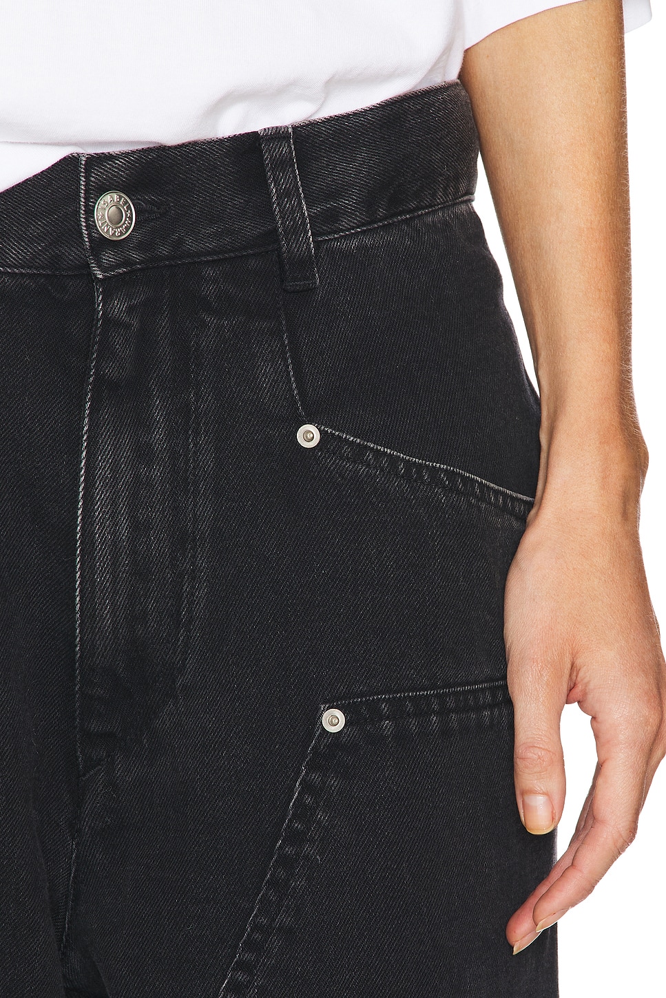 【送料&関税込】Marant Atoile Ophra Jeans Isabel Marant Etoile Ophra Jeans in Faded Black | REVOLVE