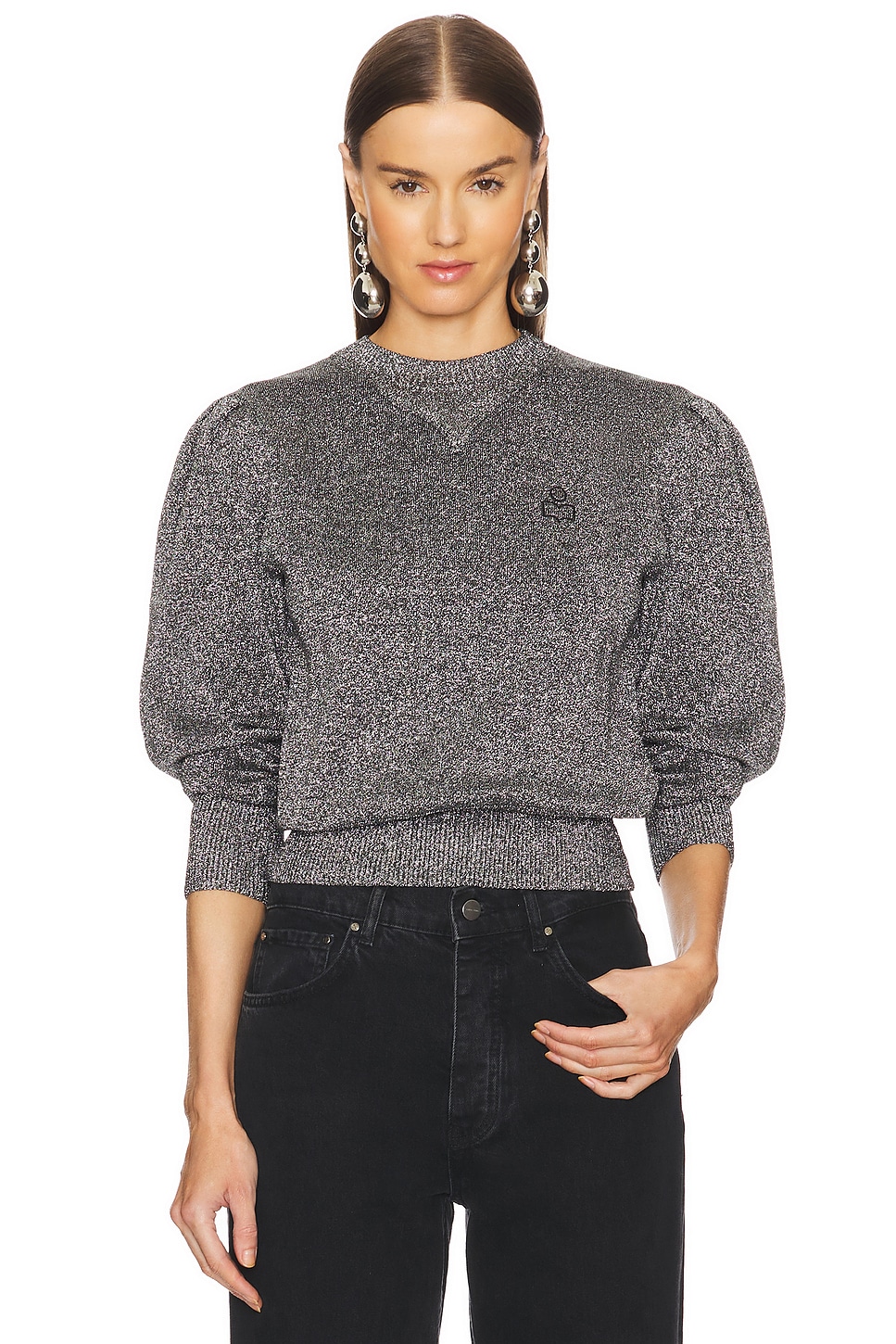 ÉTOILE ISABEL MARANT グレー セーター チュニック Sweatshirt Isabel Marant Etoile Grey size 40 FR in Cotton - 41317603