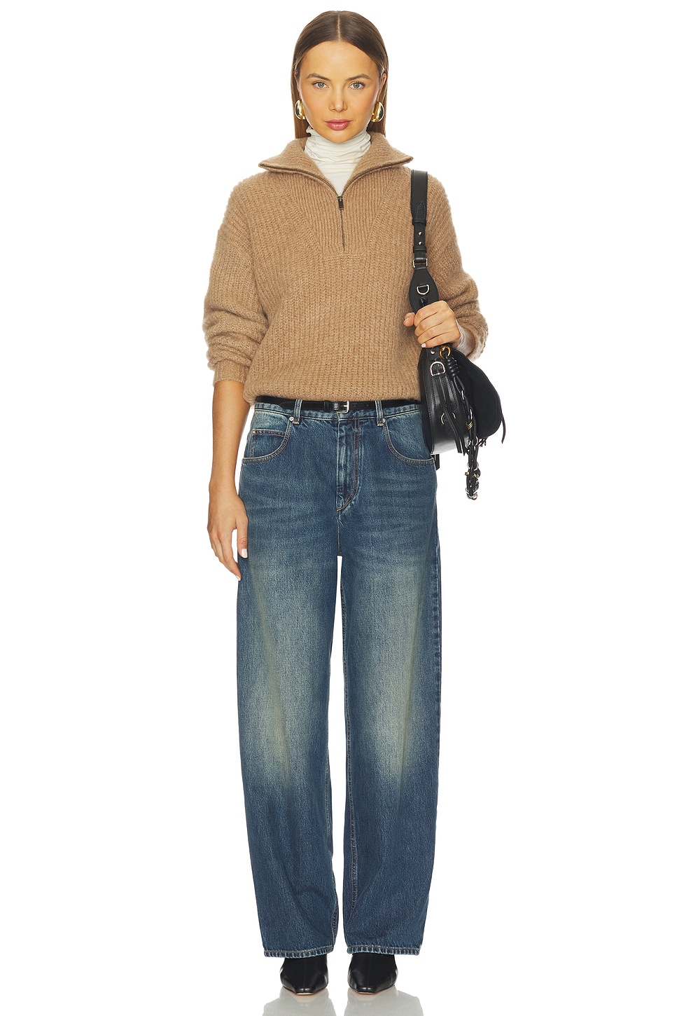 Isabel Marant Etoile Danita Sweater in Taupe | REVOLVE