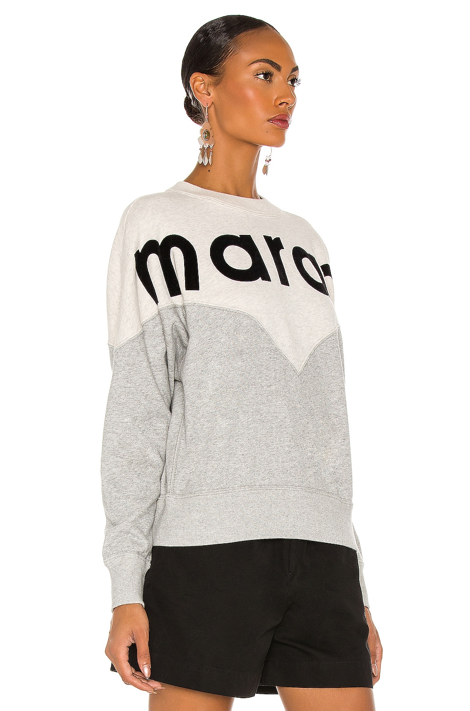 Isabel Marant Etoile Houston Sweatshirt in Grey | REVOLVE