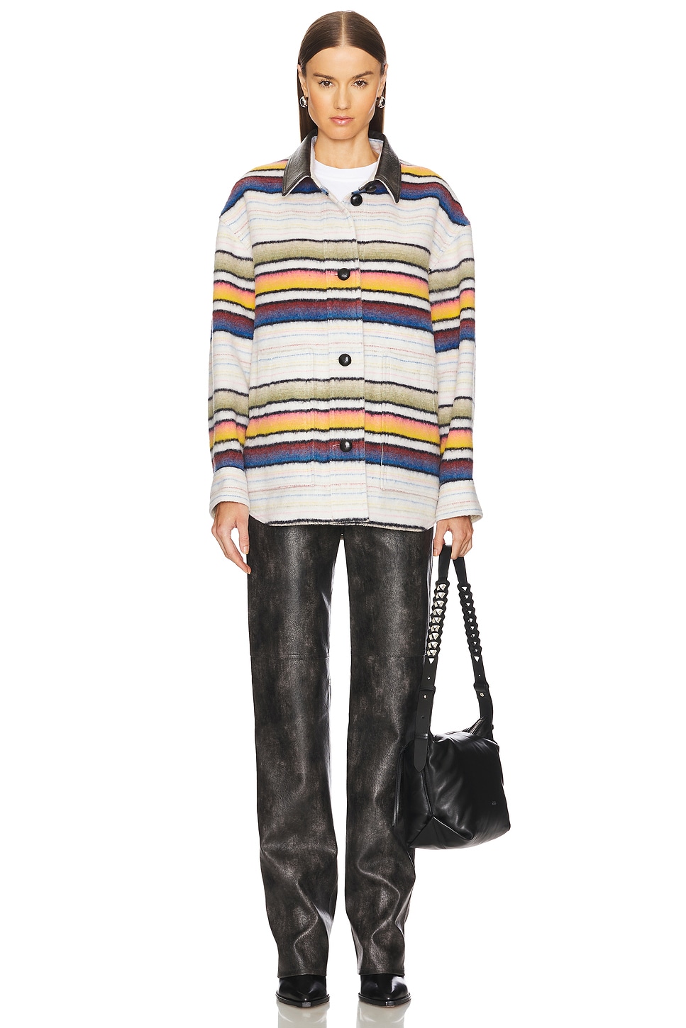 Isabel Marant Etoile Dayvi Overshirt in Multicolor | REVOLVE