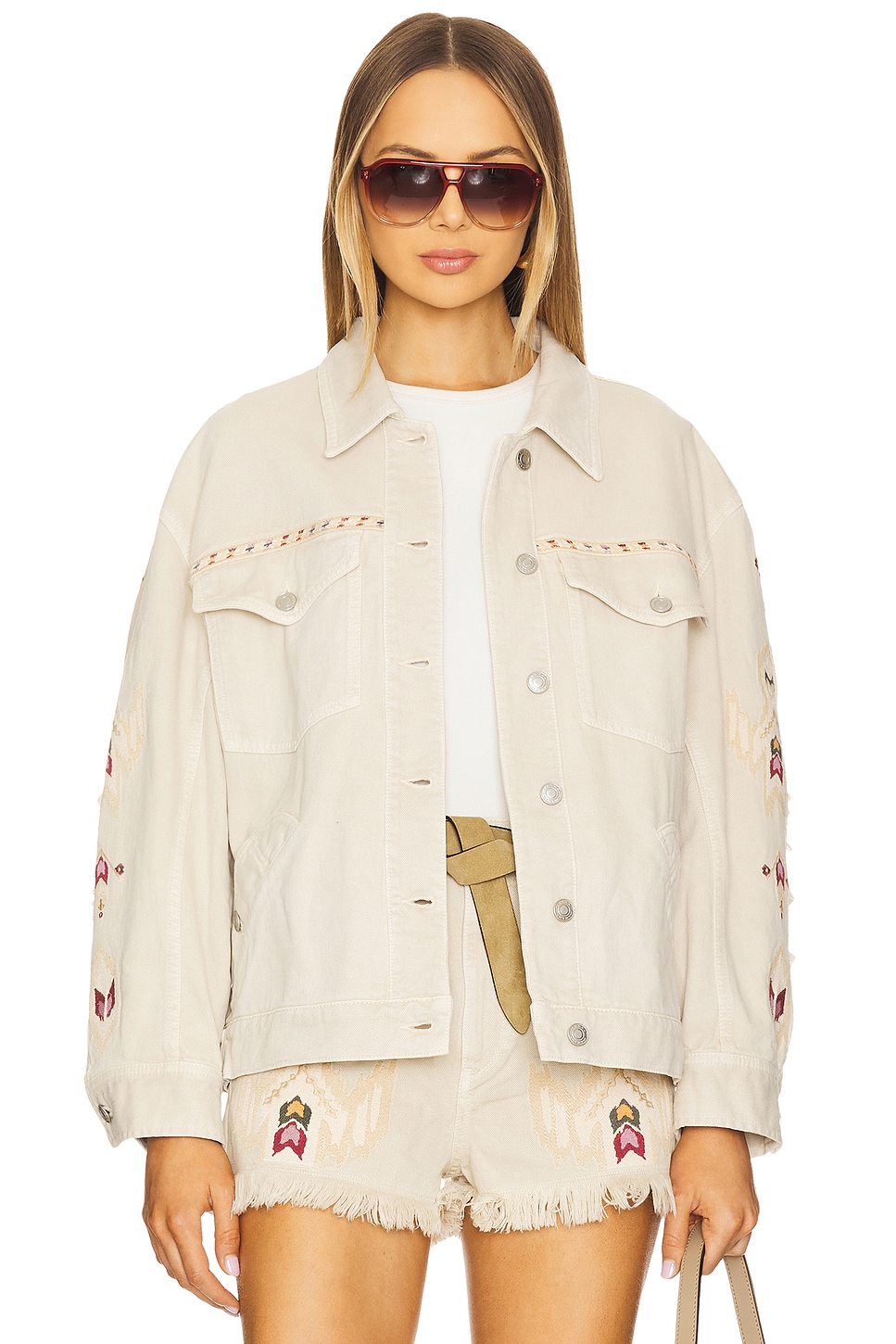 Jovana coat Woman beige | ISABEL MARANT Official online store