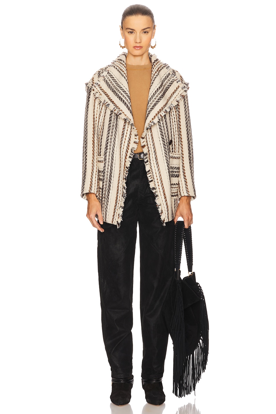 Isabel Marant Etoile Illisa Coat in Ecru | REVOLVE