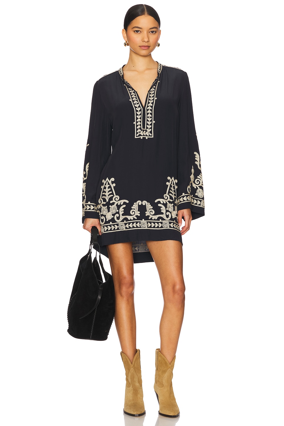 Isabel Marant Etoile Fadeli Top in Black | REVOLVE
