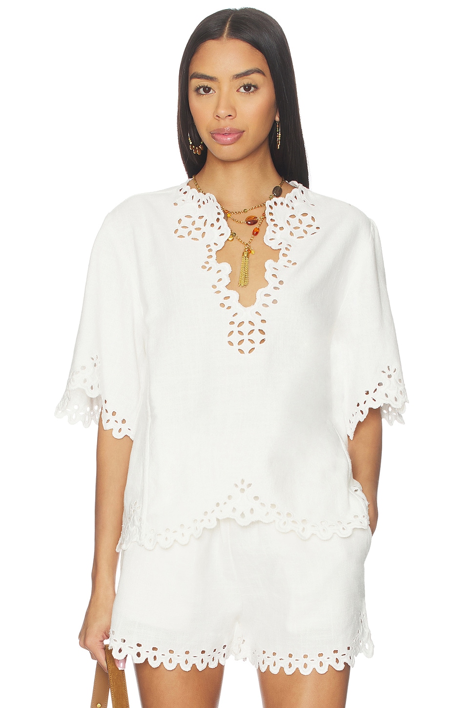 Isabel Marant Etoile Shana Top in White | REVOLVE