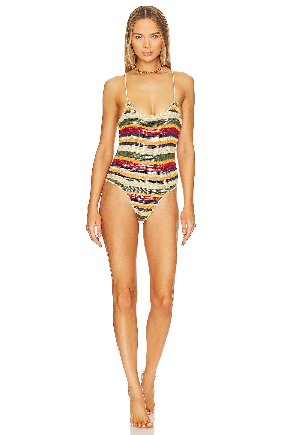 It's Now Cool The Crochet One Piece in Tahoma | REVOLVE