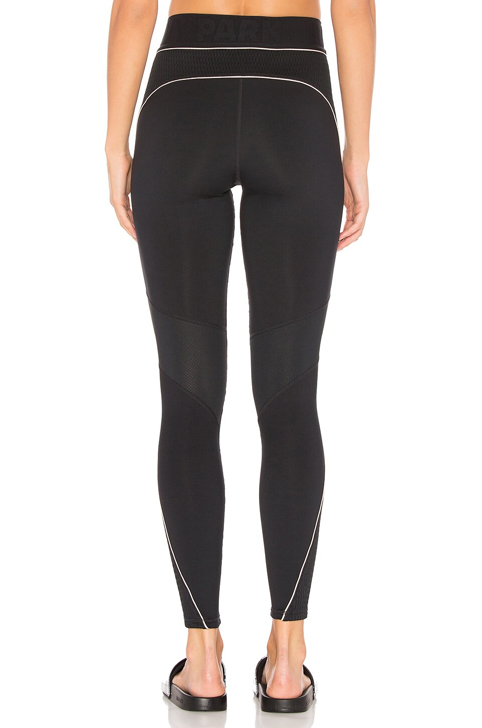 nike archive leggings in black with piped trim