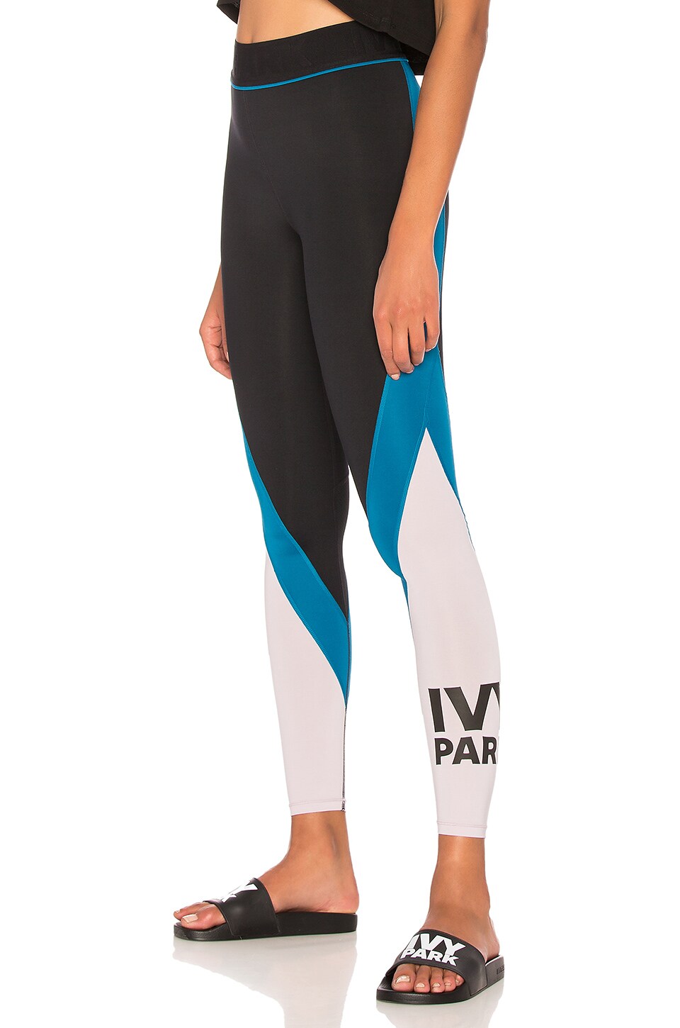 IVY PARK Legging in Black \u0026 Lilac | REVOLVE