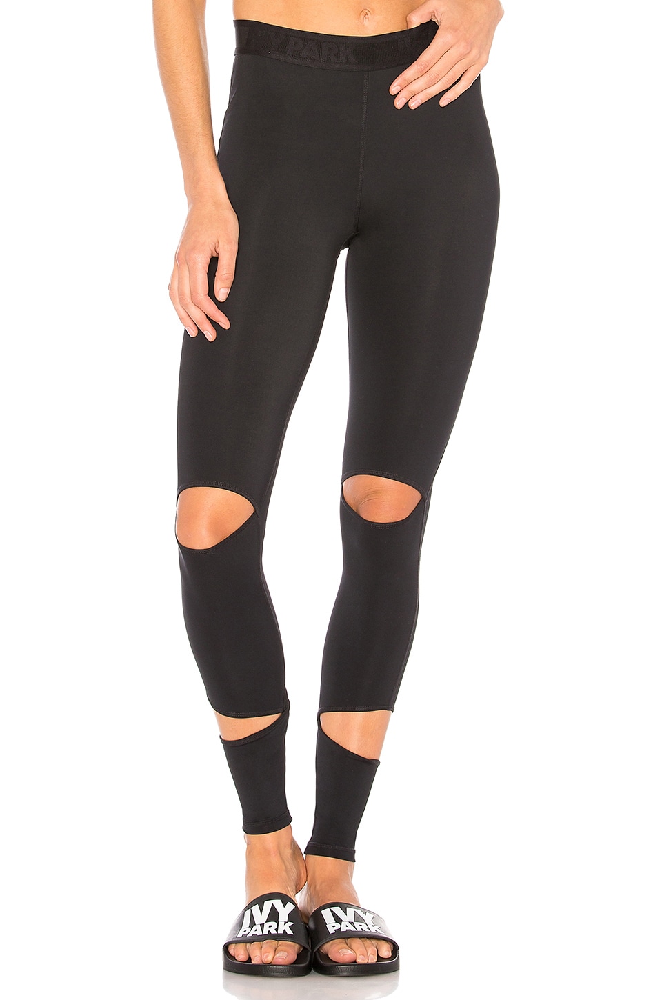 IVY PARK Slash Legging in Black | REVOLVE