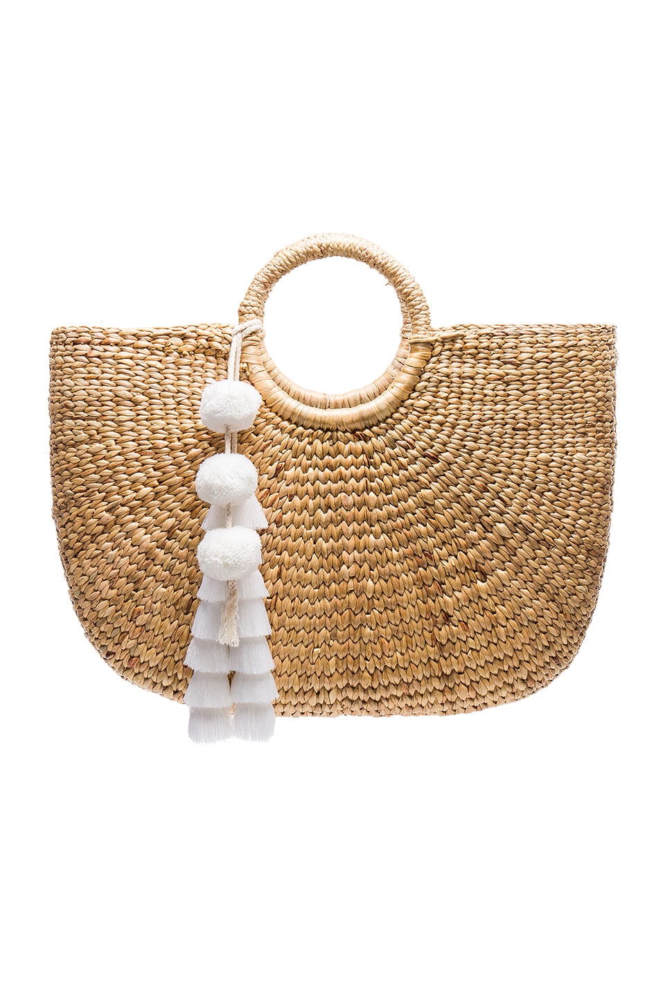 JADEtribe Large Basket Tote in White | REVOLVE