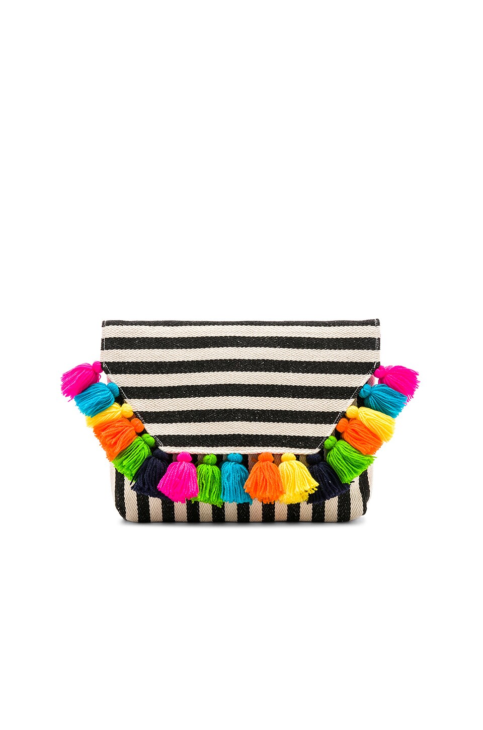 Valerie Fold Clutch Multi Tassel