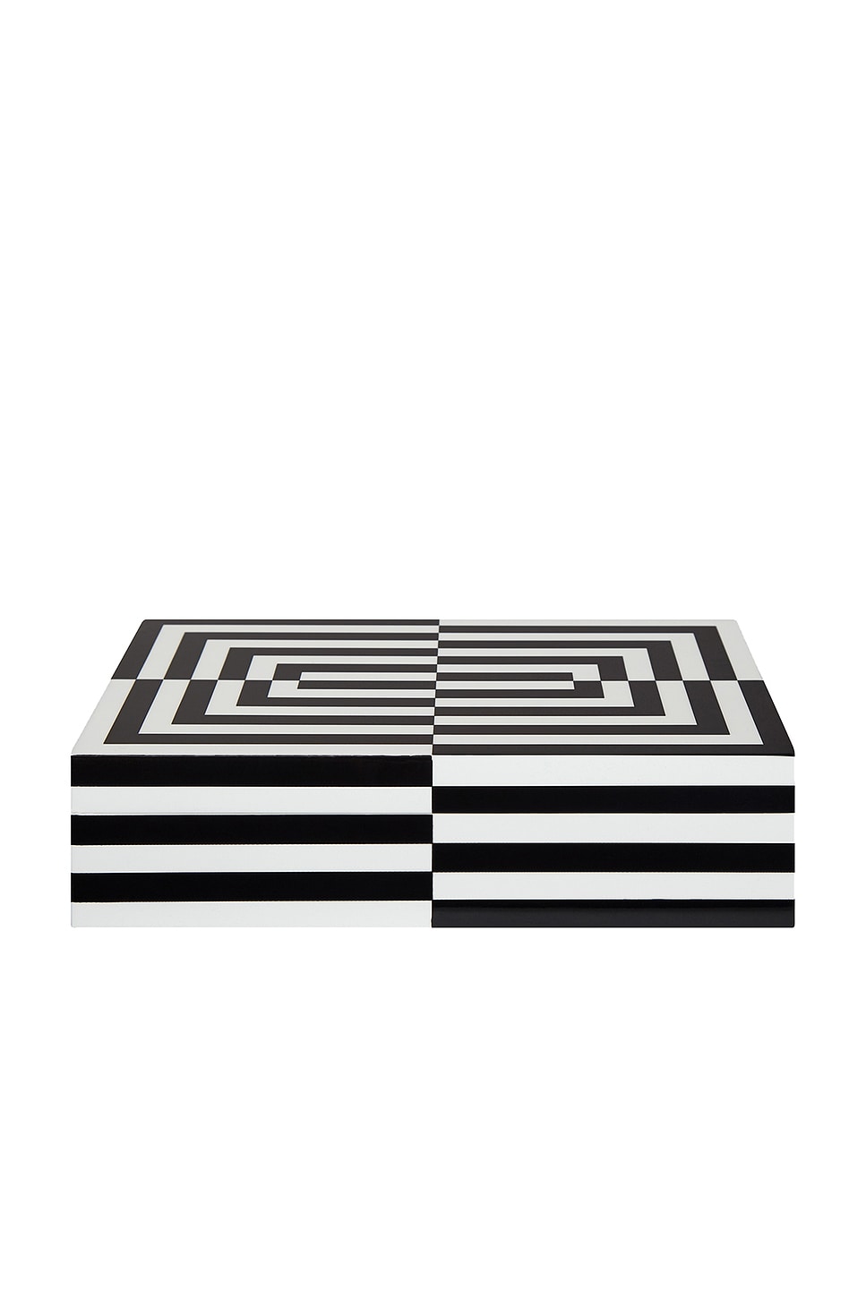 Large Op Art Lacquer Box