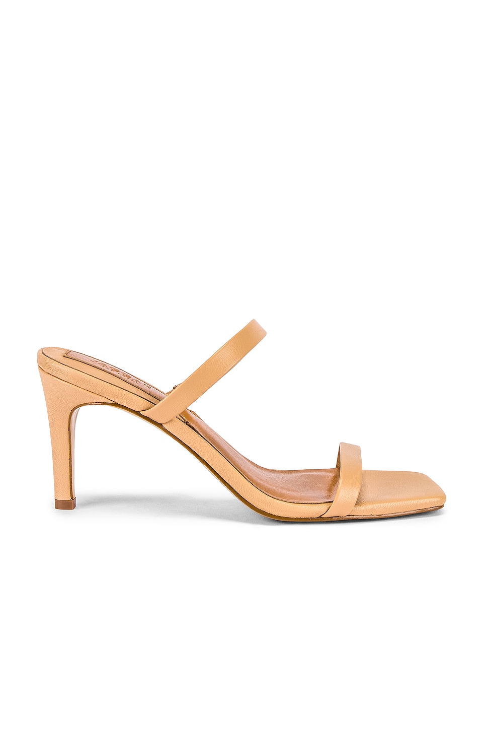 Jaggar Two Strap Leather Sandal In Amberlight