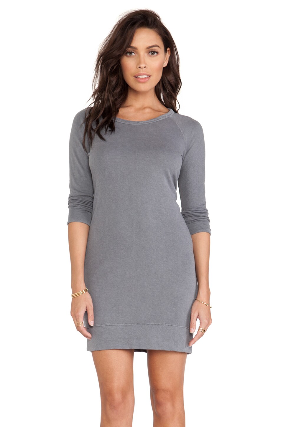 james perse raglan sweatshirt dress