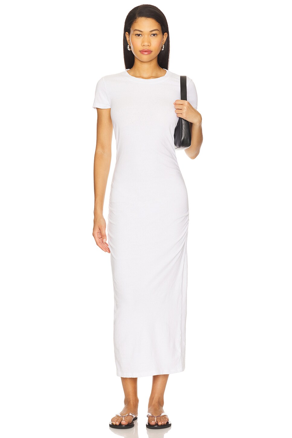 James Perse Rushed T-shirt Dress