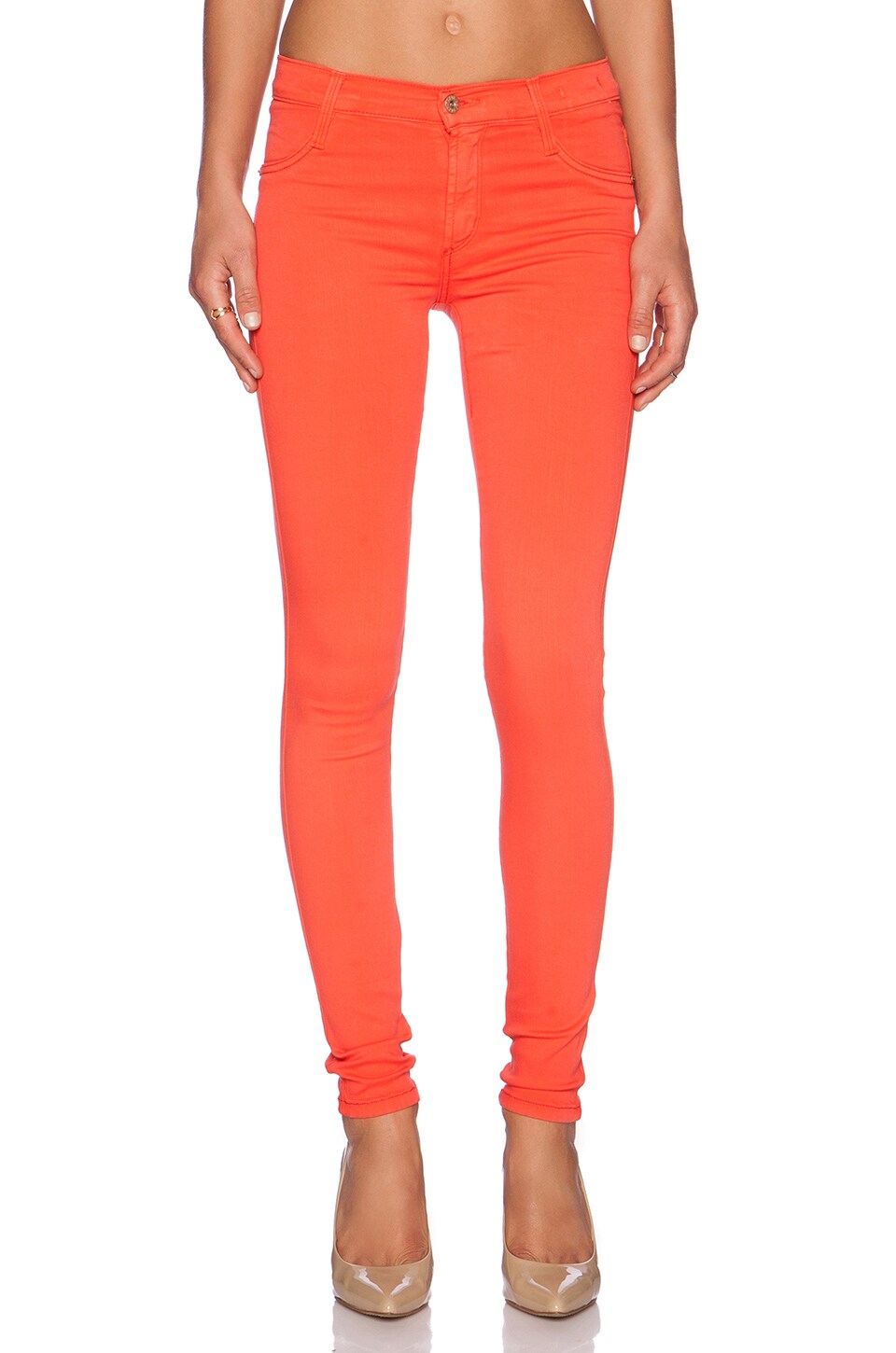 James Jeans James Twiggy Ultra Flex HDColor Legging in Cherry Red