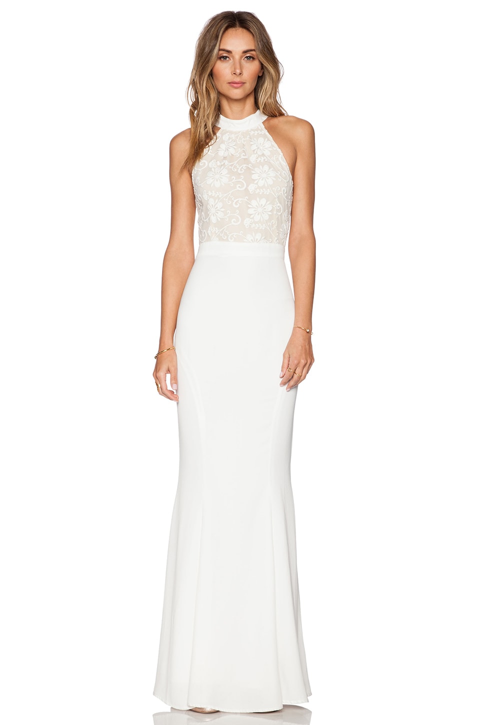 Jarlo white lace store dress