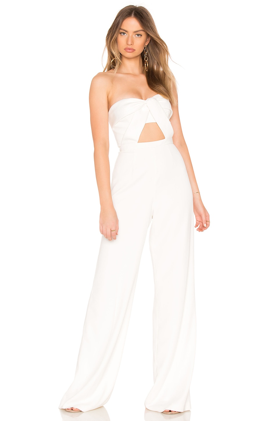 jay godfrey white jumpsuit