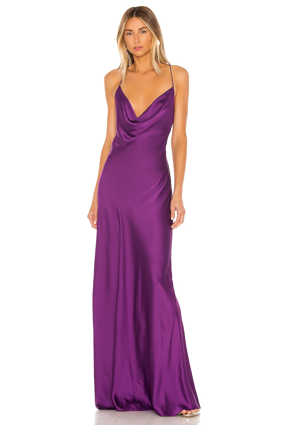 Jay Godfrey Sands Gown in Grape REVOLVE