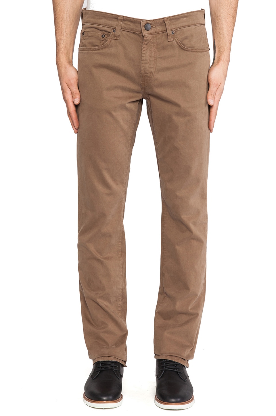 J Brand Kane Twill in Russet | REVOLVE